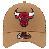 New Era Chicago Bulls 9FORTY A-Frame Trucker Adjustable Hat