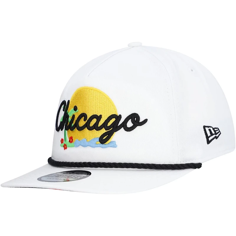 New Era Chicago Bulls Island Oasis Golfer Snapback Hat