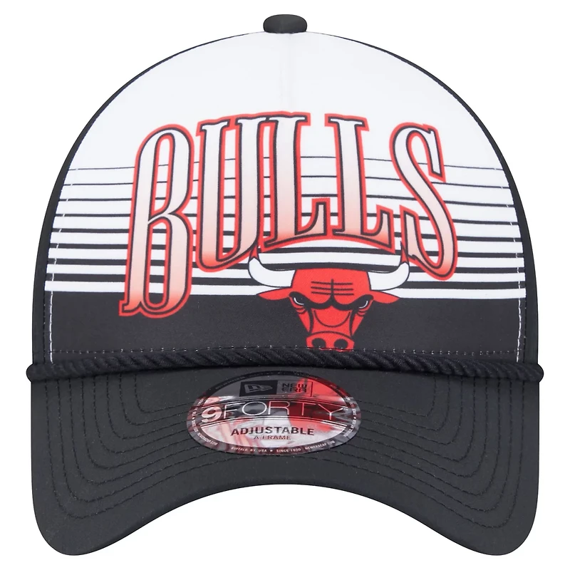 New Era Chicago Bulls Throwback Gradient A-Frame 9FORTY Adjustable Hat