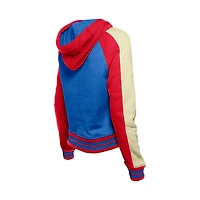 New Era Chicago Cubs Cooperstown Collection Cropped Raglan Pullover Hoodie