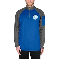 New Era Chicago Cubs Father's Day Raglan Quarter-Zip Top