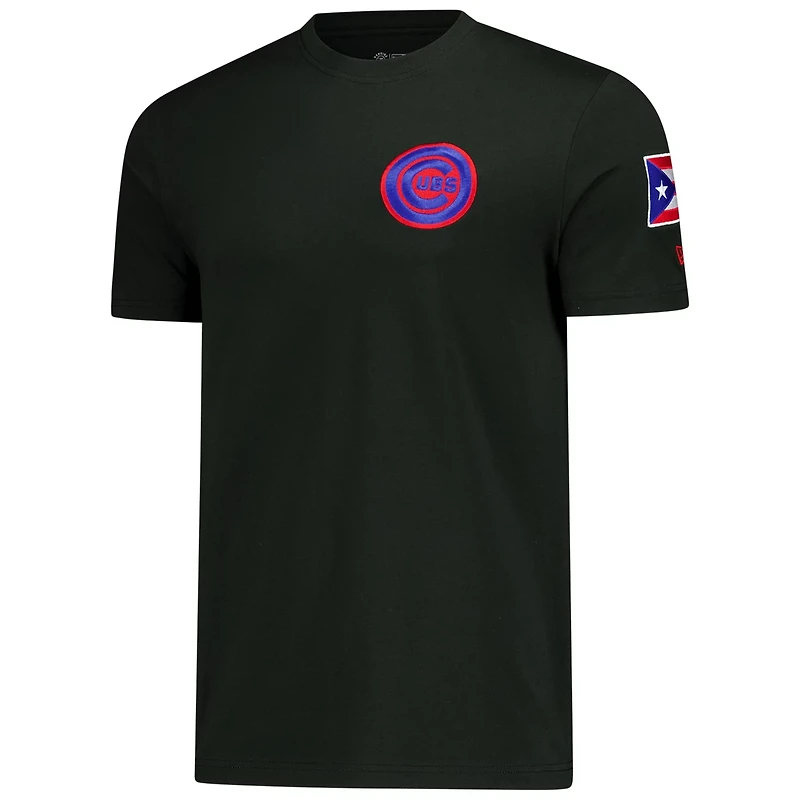 New Era Chicago Cubs Puerto Rico Country Flag T-Shirt