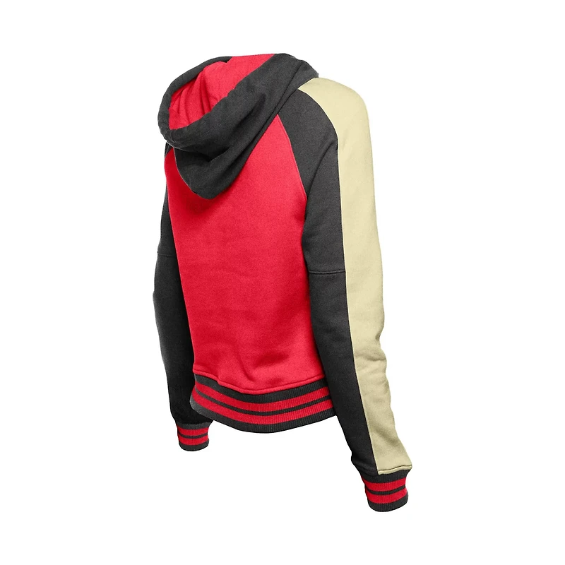 New Era Cincinnati s Cooperstown Collection Cropped Raglan Pullover Hoodie