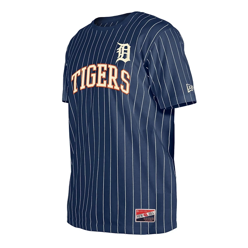 New Era Detroit Tigers Throwback Pinstripe T-Shirt