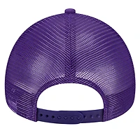 New Era Gold Los Angeles Lakers Tip Off A-Frame Trucker 9FORTY Adjustable Hat