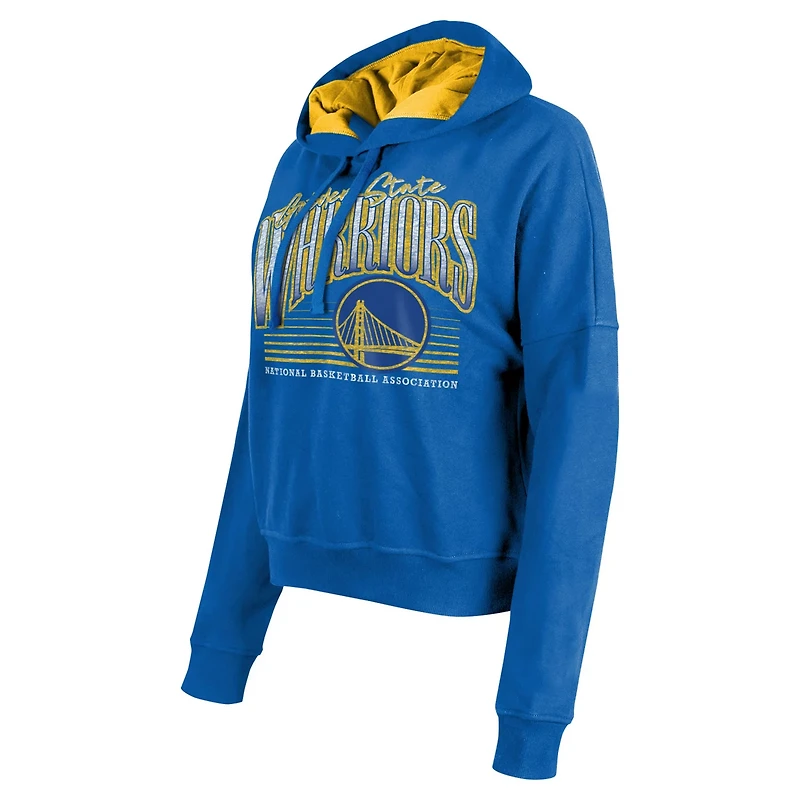 New Era Golden State Warriors Boxy Pullover Hoodie