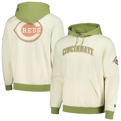 New Era Green Cincinnati Reds Color Pop Pullover Hoodie