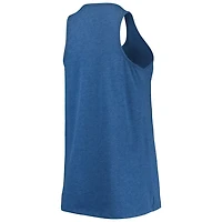 New Era Heathered Philadelphia 76ers Scoop-Neck Racerback Tank Top