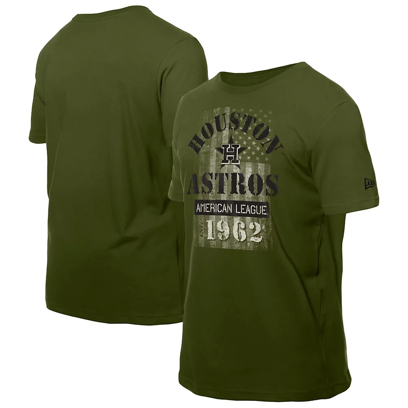New Era Houston Astros Armed Forces T-Shirt