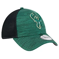 New Era Hunter Milwaukee Bucks Active Tech Neo Flex 39THIRTY Flex Hat