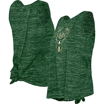 New Era Hunter Milwaukee Bucks Space Dye Active Tank Top