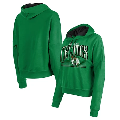 New Era Kelly Boston Celtics Boxy Pullover Hoodie