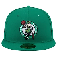 New Era Kelly Boston Celtics Throwback Pennant 59FIFTY Fitted Hat