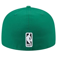 New Era Kelly Boston Celtics Throwback Pennant 59FIFTY Fitted Hat