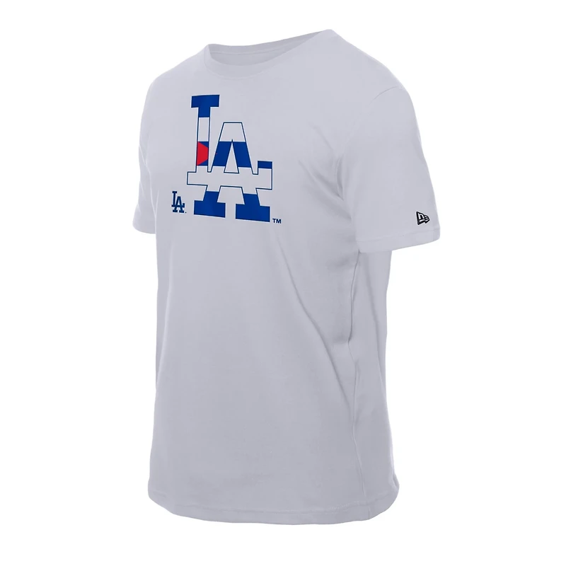 New Era Los Angeles Dodgers Cuban Flag Logo T-Shirt