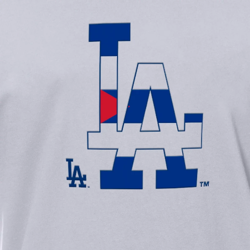 New Era Los Angeles Dodgers Cuban Flag Logo T-Shirt