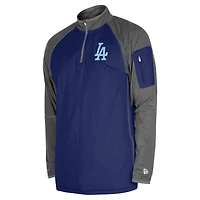 New Era Los Angeles Dodgers Father's Day Raglan Quarter-Zip Top