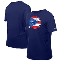 New Era Los Angeles Dodgers Puerto Rican Flag Logo T-Shirt