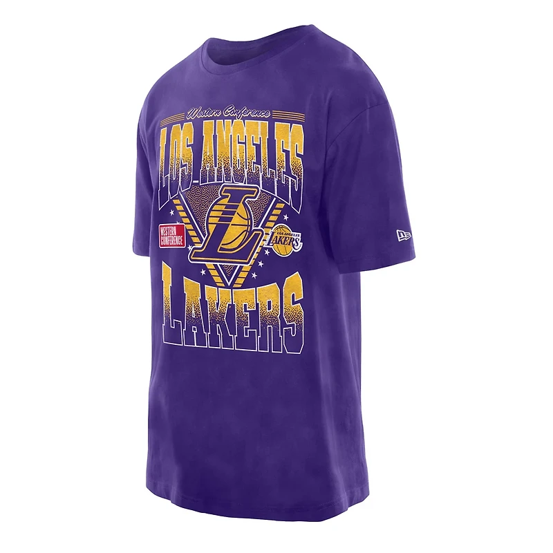 New Era Los Angeles Lakers Old School Sport Vintage Wash T-Shirt