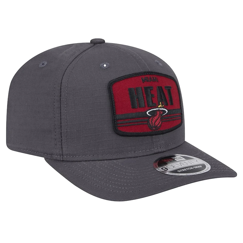 New Era Miami Heat Team Elevated Patch 9SEVENTY Adjustable Hat