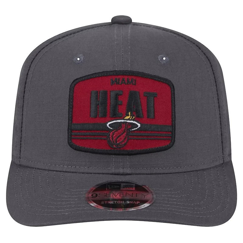 New Era Miami Heat Team Elevated Patch 9SEVENTY Adjustable Hat