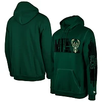 New Era Milwaukee Bucks Hunter Tip-Off Collection Pullover Hoodie