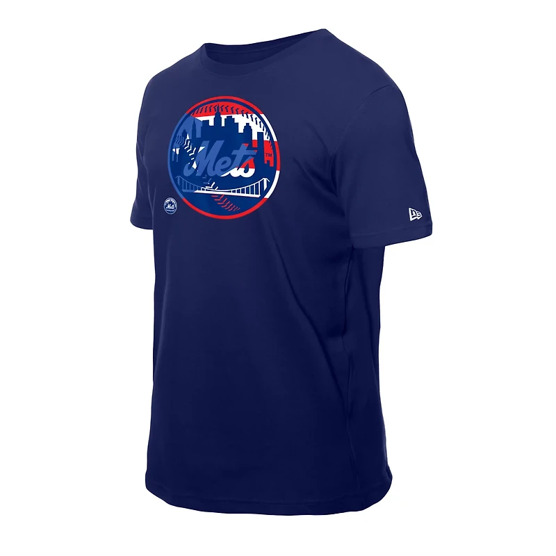 New Era New York Mets Puerto Rican Flag Logo T-Shirt