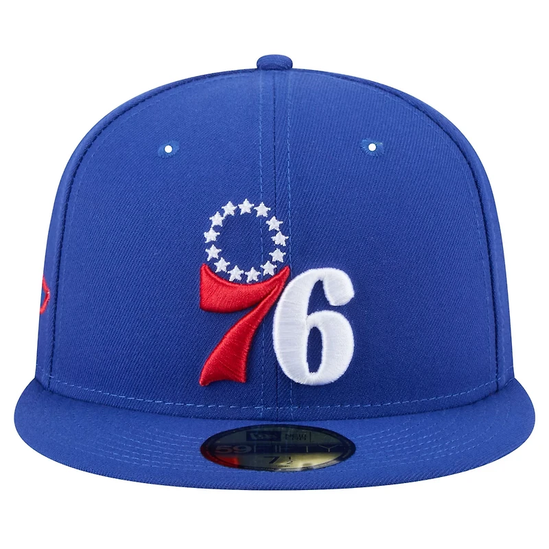 New Era Philadelphia 76ers Throwback Pennant 59FIFTY Fitted Hat