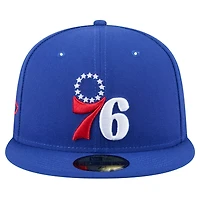 New Era Philadelphia 76ers Throwback Pennant 59FIFTY Fitted Hat