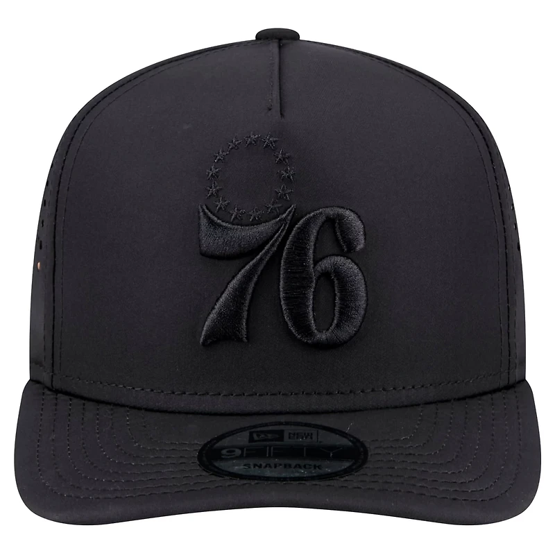 New Era Philadelphia 76ers Vented 9FIFTY A-Frame Snapback Hat