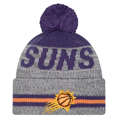 New Era Phoenix Suns Sport Night Runner Cuffed Knit Hat with Pom