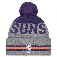 New Era Phoenix Suns Sport Night Runner Cuffed Knit Hat with Pom