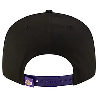 New Era Purple Los Angeles Lakers Sport Night Splatter 2-Tone 9FIFTY Snapback Hat