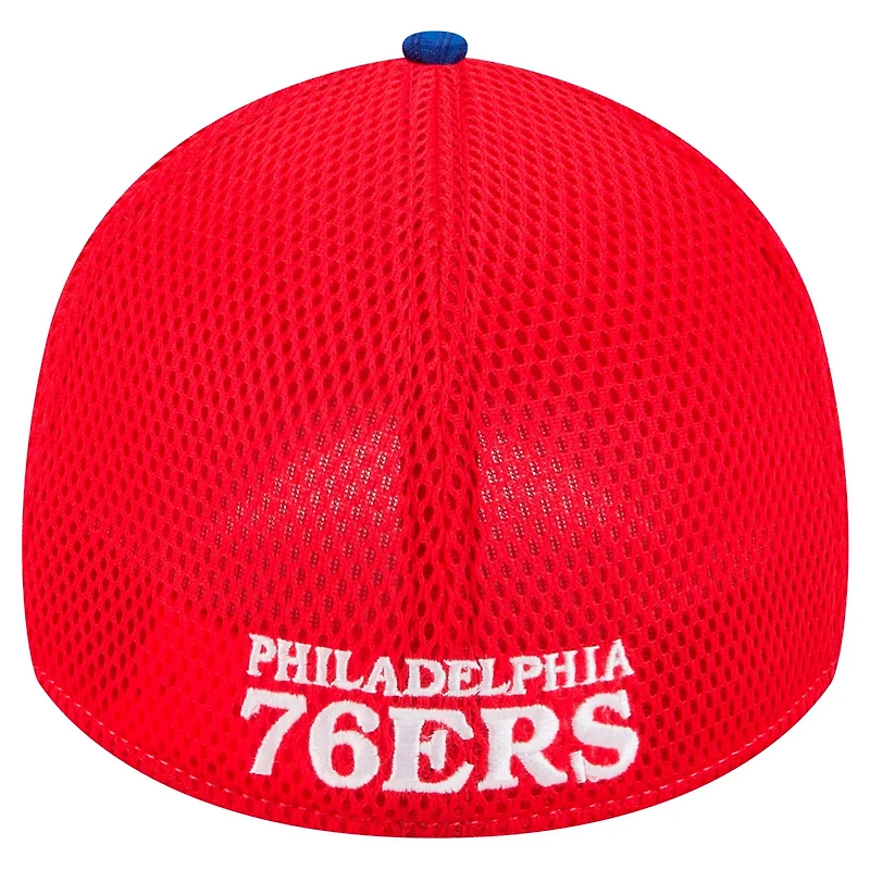 New Era Red Philadelphia 76ers Active Tech Neo Flex 39THIRTY Hat