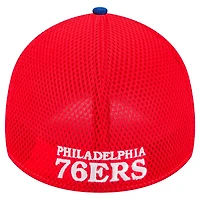 New Era Red Philadelphia 76ers Active Tech Neo Flex 39THIRTY Hat