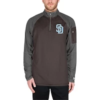 New Era San Diego Padres Father's Day Raglan Quarter-Zip Top