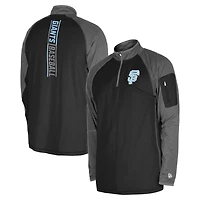 New Era San Francisco Giants Father's Day Raglan Quarter-Zip Top