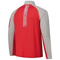 New Era St Louis Cardinals Father's Day Raglan Quarter-Zip Top