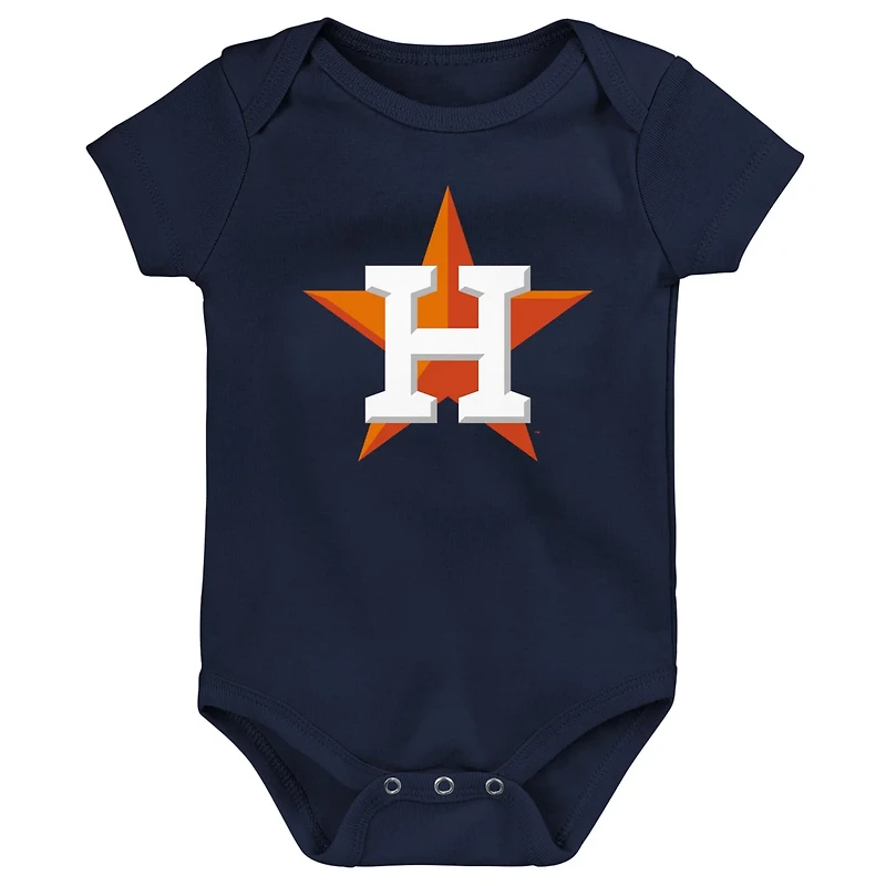 Newborn  Houston Astros Primary Team Logo Bodysuit