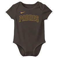 Newborn  Infant Nike Fernando Tatis Jr San Diego Padres Fuse Name Number Bodysuit