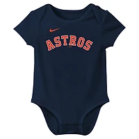 Newborn  Infant Nike Jose Altuve Houston Astros Fuse Name Number Bodysuit