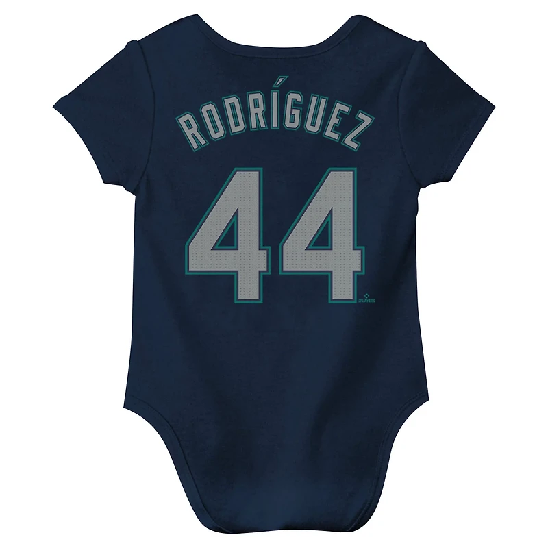 Newborn Infant Nike Julio Rodrguez Seattle Mariners Fuse Name Number Bodysuit