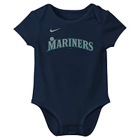Newborn  Infant Nike Julio Rodrguez Seattle Mariners Fuse Name Number Bodysuit