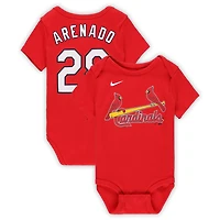 Newborn  Infant Nike Nolan Arenado St Louis Cardinals Fuse Name Number Bodysuit