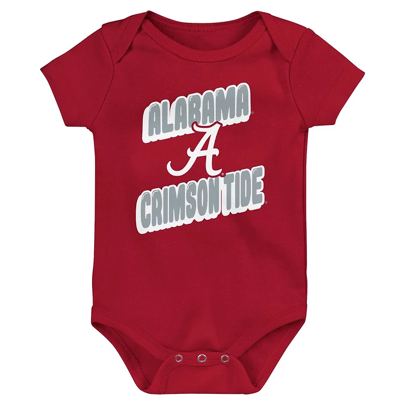 Newborn Alabama Tide Sunday Comics 3-Pack Bodysuit Set