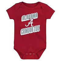 Newborn Alabama Tide Sunday Comics 3-Pack Bodysuit Set