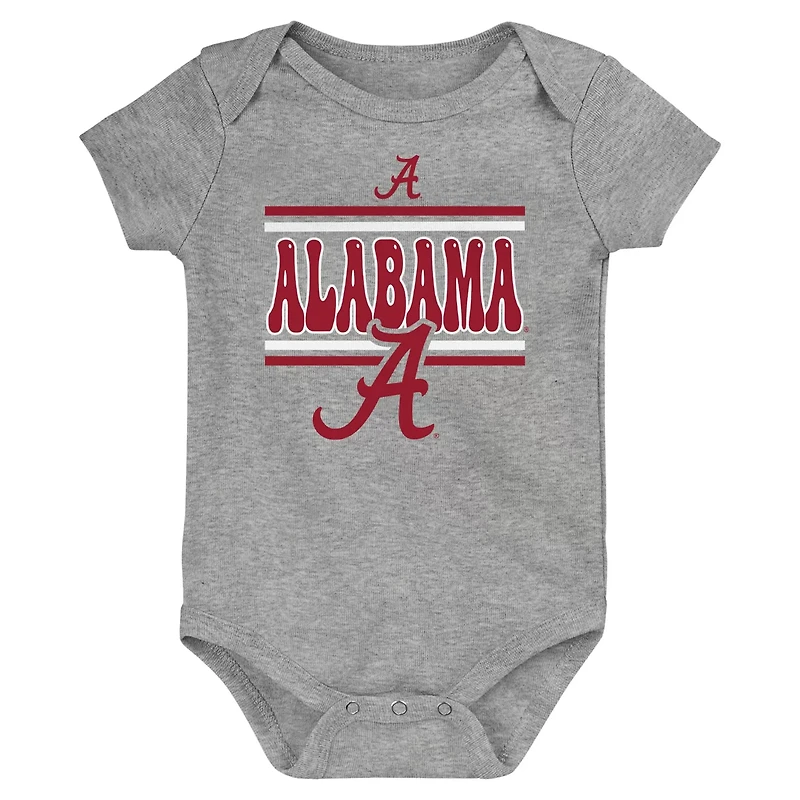 Newborn Alabama Tide Sunday Comics 3-Pack Bodysuit Set