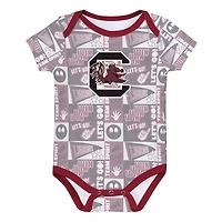 Newborn South Carolina Gamecocks Sunday Comics 3-Pack Bodysuit Set