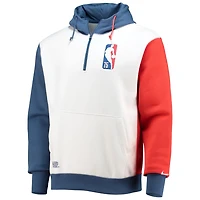 Nike /Blue NBA Team 31 75th Anniversary Courtside Fleece Half-Zip Hoodie