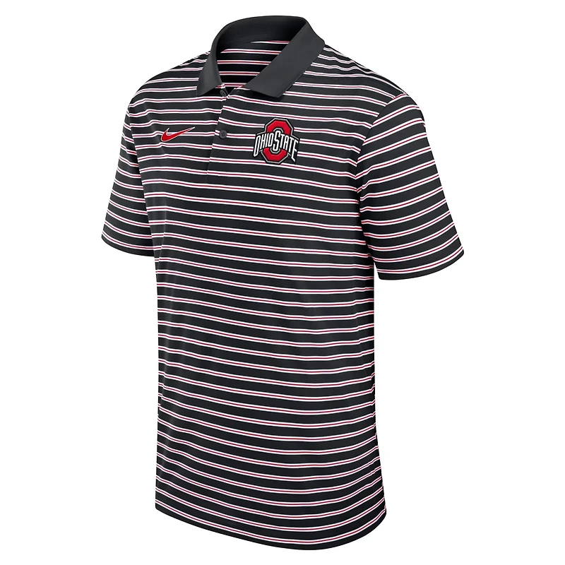 Nike / Ohio State Buckeyes Primetime Victory Striped Performance Polo